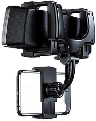 RHONNIUM Car Mobile Holder for Anti-slip, Clip(Black)