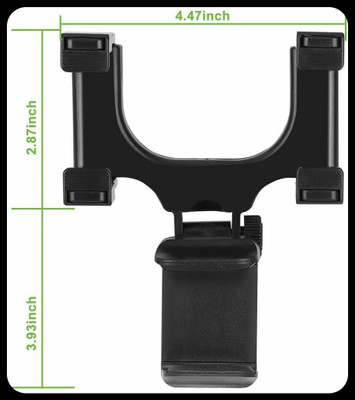 BITWEAVE Car Mobile Holder for Anti-slip, Clip(Black)