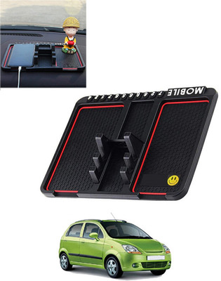 MATIES Rubber Standard Mat For  Chevrolet Spark(Black)