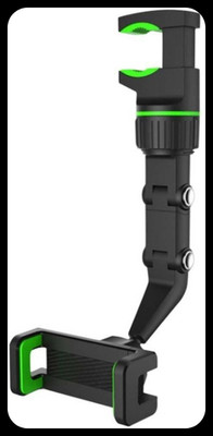 BITWEAVE Car Mobile Holder for Anti-slip, Clip(Black, Green)