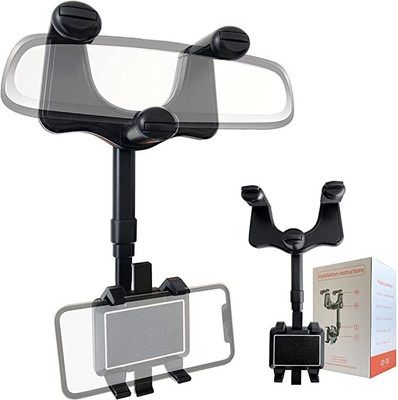 TECHGEAR Car Mobile Holder for Anti-slip(Black)