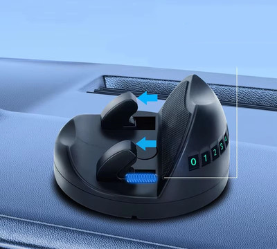 BUFONA Car Mobile Holder for Anti-slip, Dashboard(Black)
