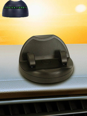 Huntindia Car Mobile Holder for Anti-slip, Dashboard(Black)