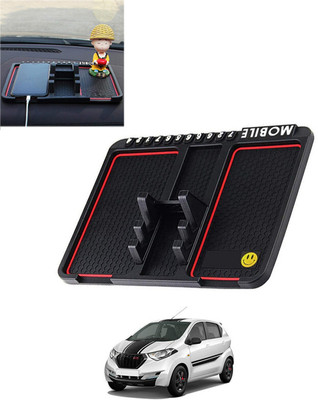 MATIES Rubber Standard Mat For  Datsun Redi GO(Black)