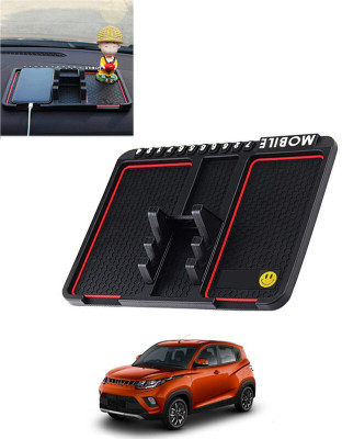 MATIES Rubber Standard Mat For  Mahindra KUV100(Black)