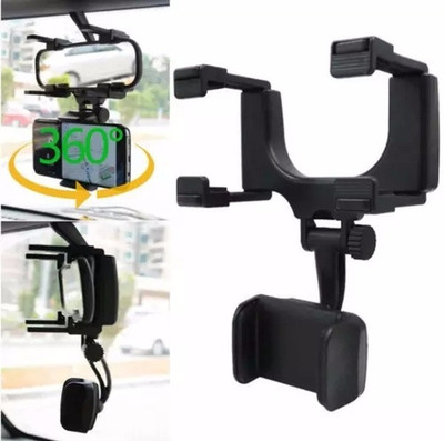 yoyotrader Car Mobile Holder for Anti-slip, Headrest, Steering(Black)