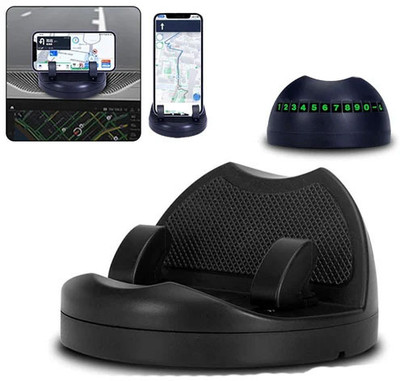 BUFONA Car Mobile Holder for Anti-slip, Dashboard(Black)