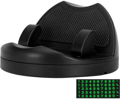 BUFONA Car Mobile Holder for Anti-slip, Dashboard(Black)