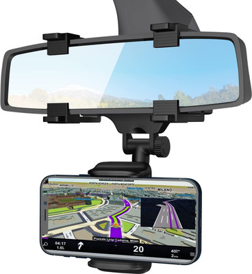 RHONNIUM Car Mobile Holder for Anti-slip, Clip(Black)