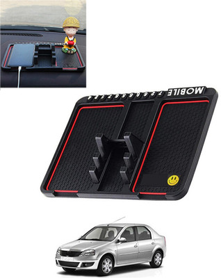 MATIES Rubber Standard Mat For  Mahindra Logan(Black)