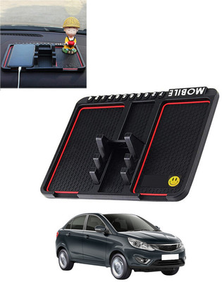 MATIES Rubber Standard Mat For  Tata Zest(Black)