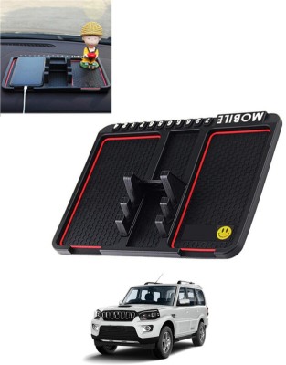 MATIES Rubber Standard Mat For  Mahindra Scorpio(Black)