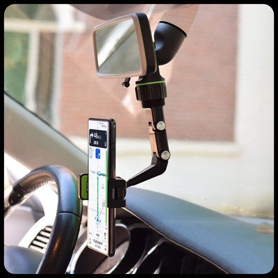BITWEAVE Car Mobile Holder for Anti-slip, Clip(Black, Green)