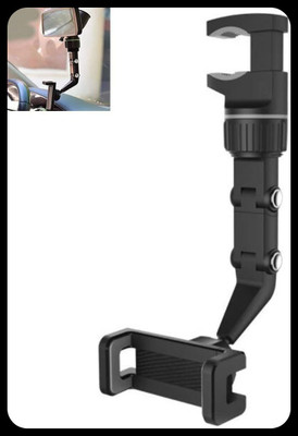 BITWEAVE Car Mobile Holder for Anti-slip, Clip(Pink, Black)