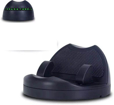Huntindia Car Mobile Holder for Anti-slip, Dashboard(Black)