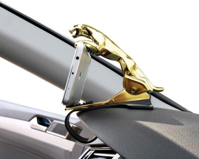 ASTOUND Car Mobile Holder for Clip, Dashboard(Gold)