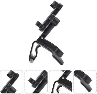 ESCODEVELOPER Car Mobile Holder for Clip, Dashboard, Steering(Black)