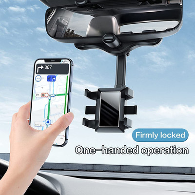 Hanumanik Car Mobile Holder for Clip(Black)