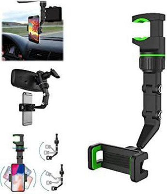 DAZZIBOA Car Mobile Holder for Clip, Dashboard, AC Vent(Black)