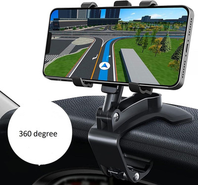 Uniquegadgetes Car Mobile Holder for Dashboard(Black)