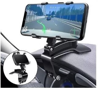 TECHGEAR Car Mobile Holder for Clip(Black)