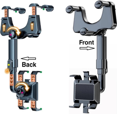 menaso Car Mobile Holder for Clip(Black)