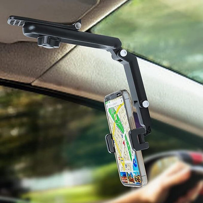 ANRENTOS Car Mobile Holder for Anti-slip, Clip(Black)