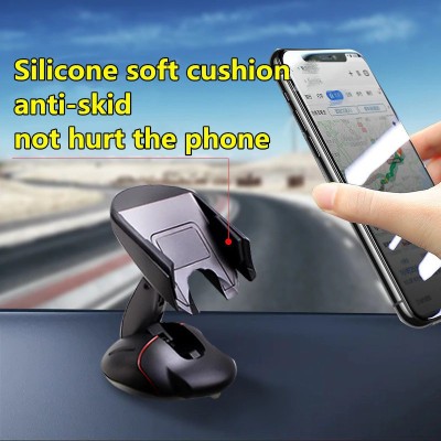 ASTOUND Car Mobile Holder for Dashboard, Windshield, Anti-slip(Black)