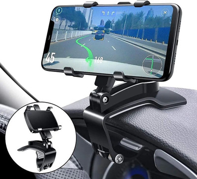 Uniquegadgetes Car Mobile Holder for Dashboard(Black)