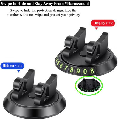 YOYOTRADERS Car Mobile Holder for Anti-slip, Dashboard(Black)