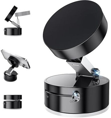 MarutiNandan Mart Car Mobile Holder for Dashboard, Magnetic, Anti-slip(Black)