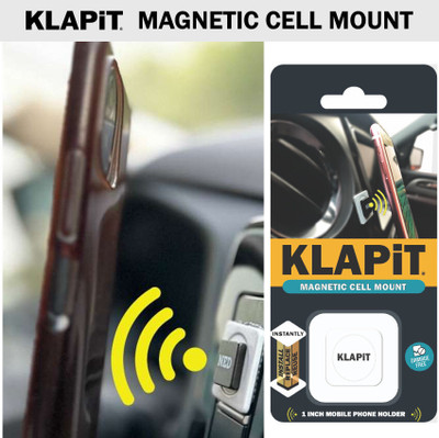 KLAPiT Car Mobile Holder for Dashboard(White)