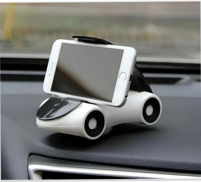 MONEY MINDED Car Mobile Holder for Dashboard(White, Black)
