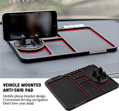 VINSONIC Car Mobile Holder for Dashboard(Black)