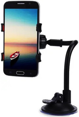 Trifles Car Mobile Holder for Dashboard, Windshield, Clip(Black)