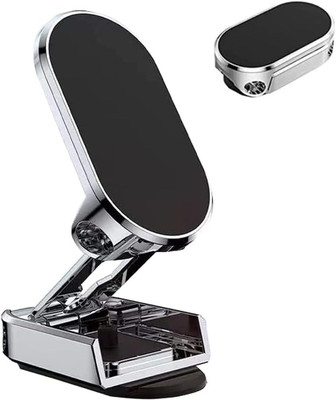 RHONNIUM Car Mobile Holder for Dashboard, Magnetic(Silver)
