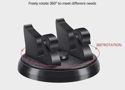 Uniquegadgetes Car Mobile Holder for Dashboard, Anti-slip(Black)