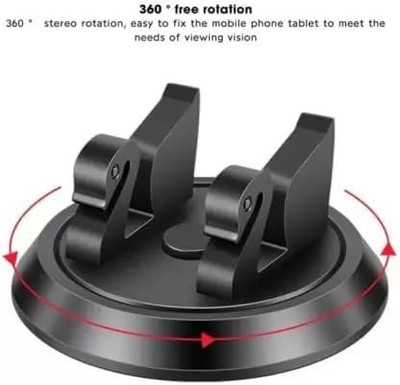 Uniquegadgetes Car Mobile Holder for Dashboard, Anti-slip(Black)