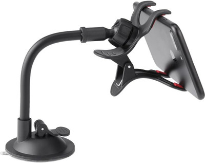 Trifles Car Mobile Holder for Dashboard, Windshield, Clip(Black)