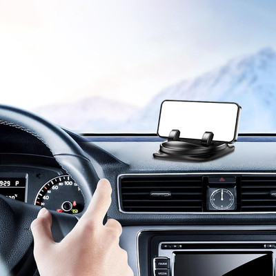 POZUB Car Mobile Holder for Dashboard, Anti-slip(Black)