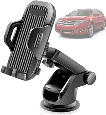 caroflax Car Mobile Holder for Dashboard, Windshield, Anti-slip(Black)