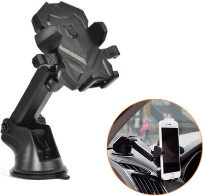 Laurant Car Mobile Holder for Dashboard, Windshield, Anti-slip, Clip(Black)