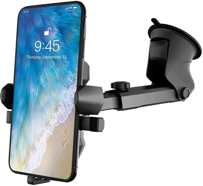 hybite Car Mobile Holder for Dashboard, Windshield(Black)