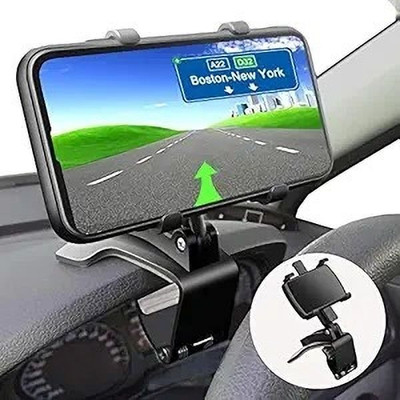 Uniquegadgetes Car Mobile Holder for Dashboard(Black)