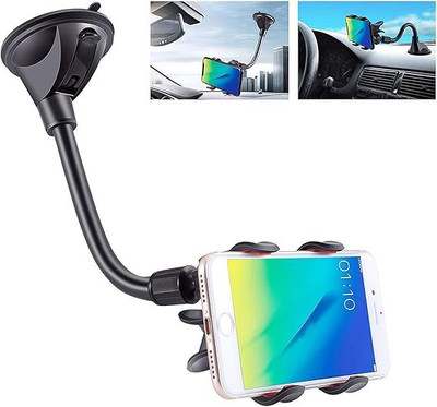 Trifles Car Mobile Holder for Dashboard, Windshield, Anti-slip(Black)