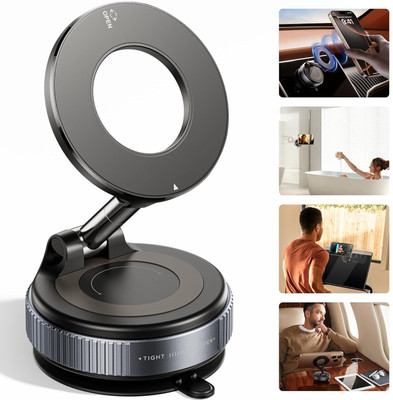 TECHNUV K007 Magnetic MobileHolder,MultiFlat Surface for Car,Gym,Mirror,Glass,All Mobile Holder