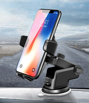 Flenzy Car Mobile Holder for Dashboard(Black)