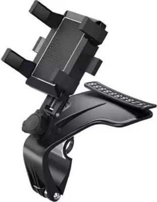 YOYOTRADERS Car Mobile Holder for Dashboard, Clip, Steering(Black)