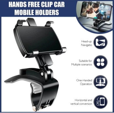 TECHGEAR Car Mobile Holder for Dashboard(Black)