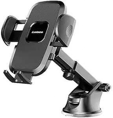RANZZER Car Mobile Holder for Dashboard, Windshield(Black)